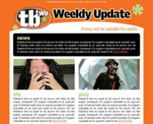 tb-two Weekly Update E-mail Template