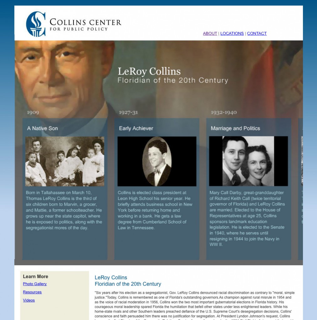 LeRoy Collins Timeline